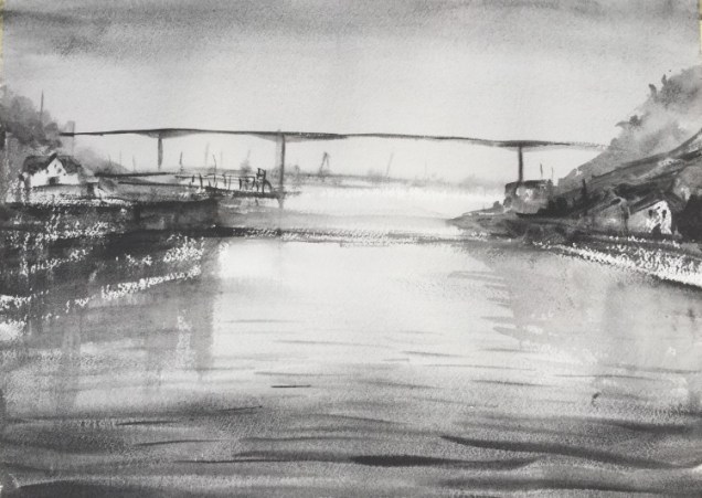 Lekeitio, acuarela, watercolor