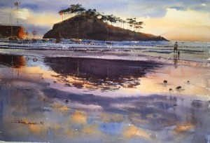 Lekeitio, acuarela, watercolor