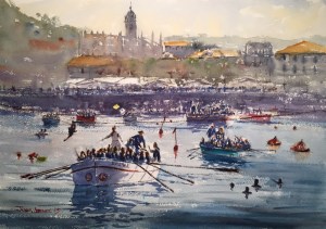 Watercolor, Lekeitio, acuarela