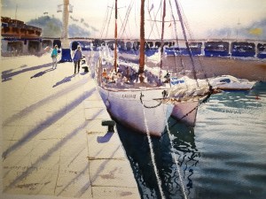 Saltillo Lekeitioko kaian.