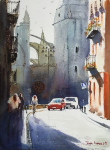 Lekeitio, acuarela, watercolor