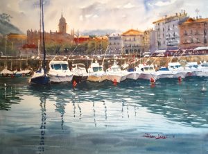 Lekeitio, acuarela, watercolor