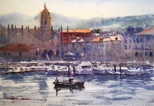 Lekeitio, acuarela, watercolor