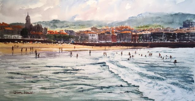 Lekeitio malekoitik - Lekeitio desde el malecón