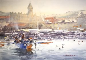 Lekeitio, acuarela, watercolor